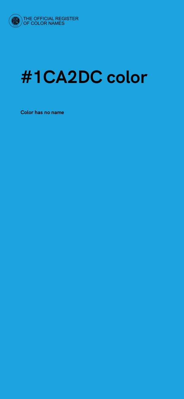 #1CA2DC color image
