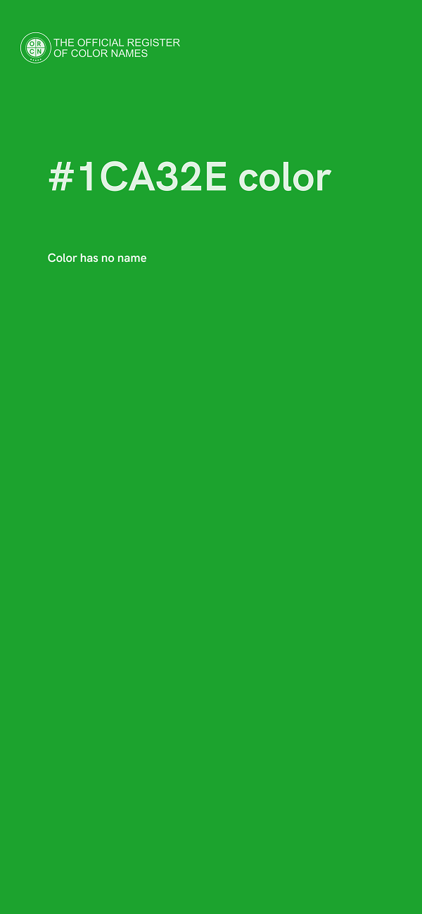 #1CA32E color image