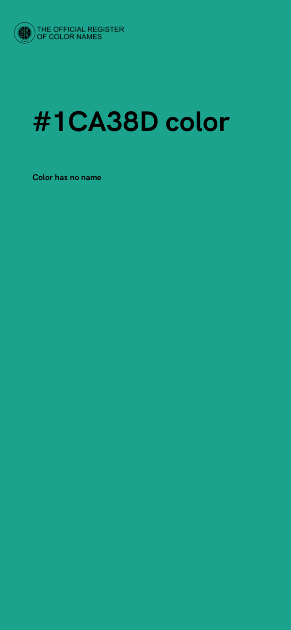 #1CA38D color image
