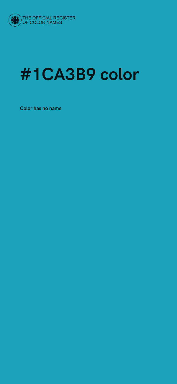 #1CA3B9 color image