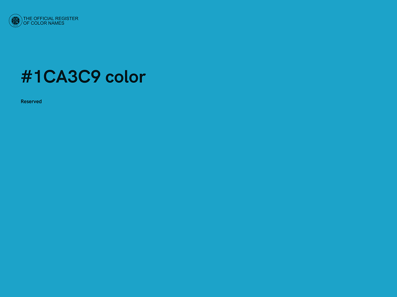#1CA3C9 color image