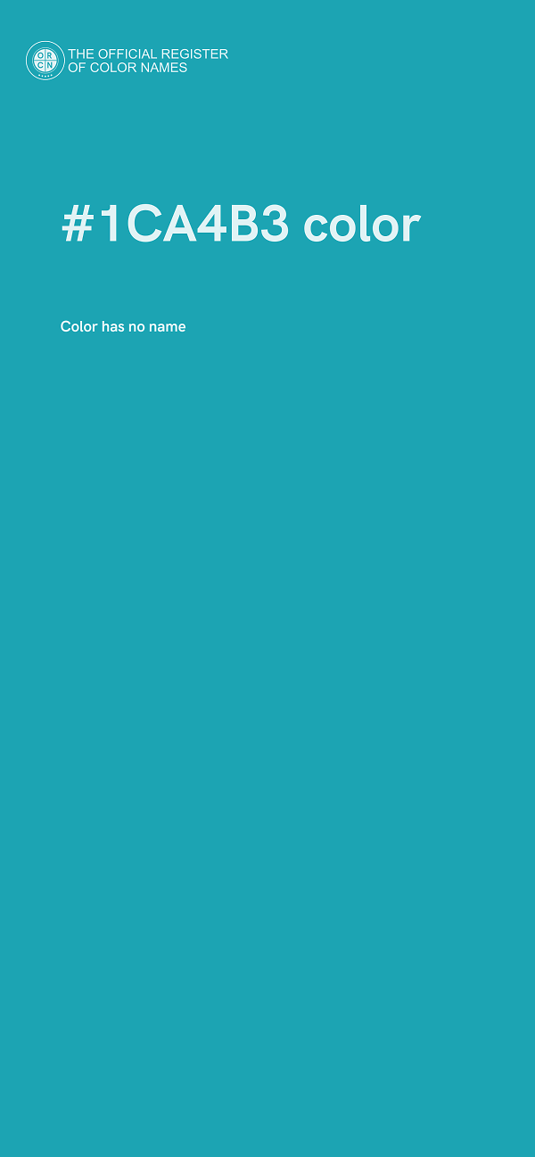 #1CA4B3 color image