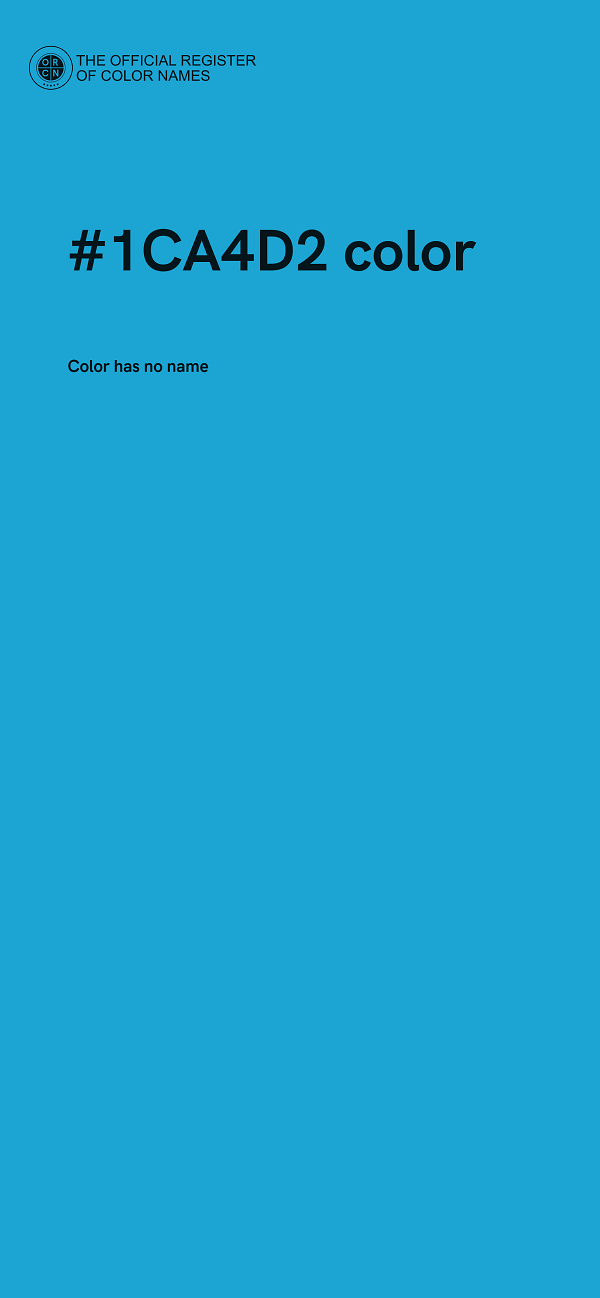 #1CA4D2 color image