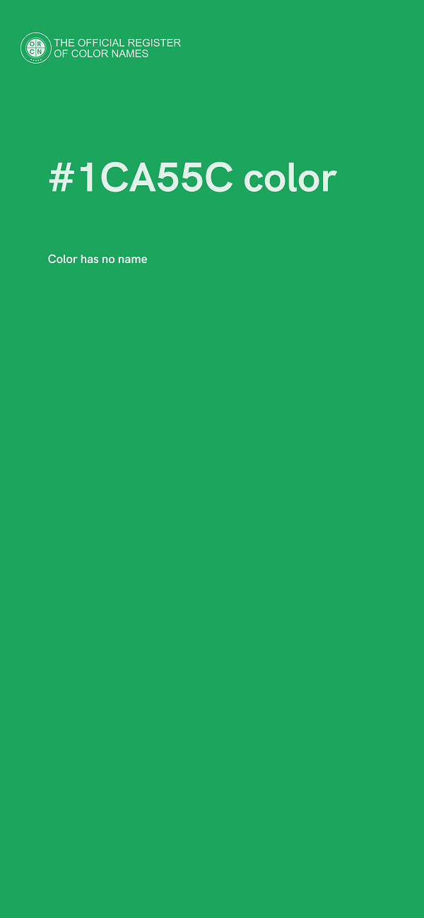 #1CA55C color image