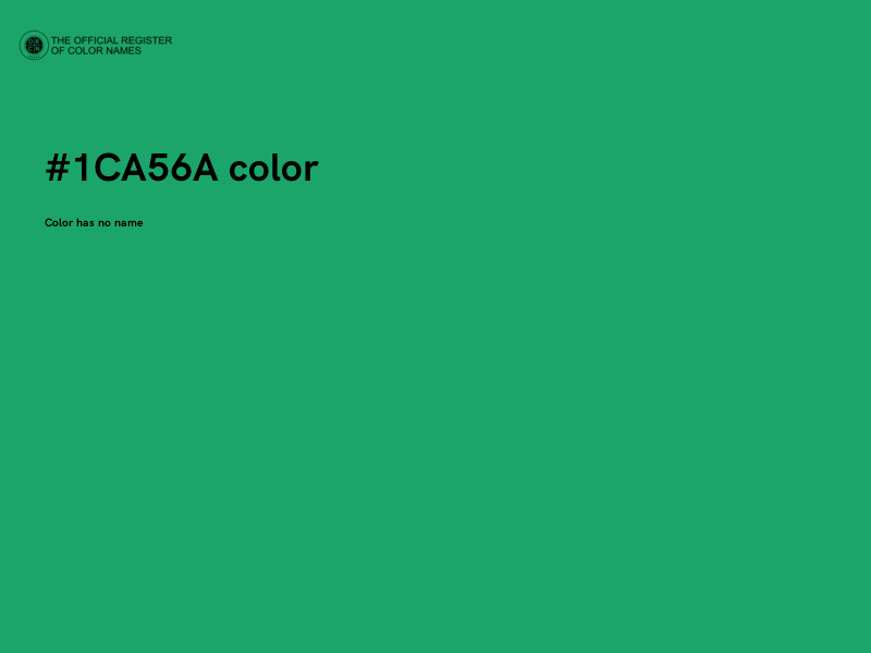 #1CA56A color image