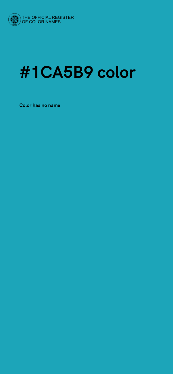 #1CA5B9 color image
