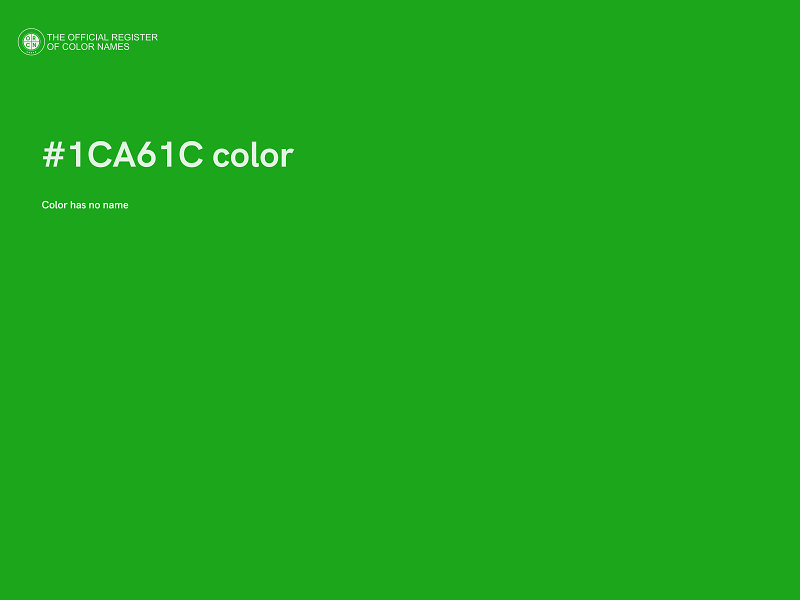 #1CA61C color image