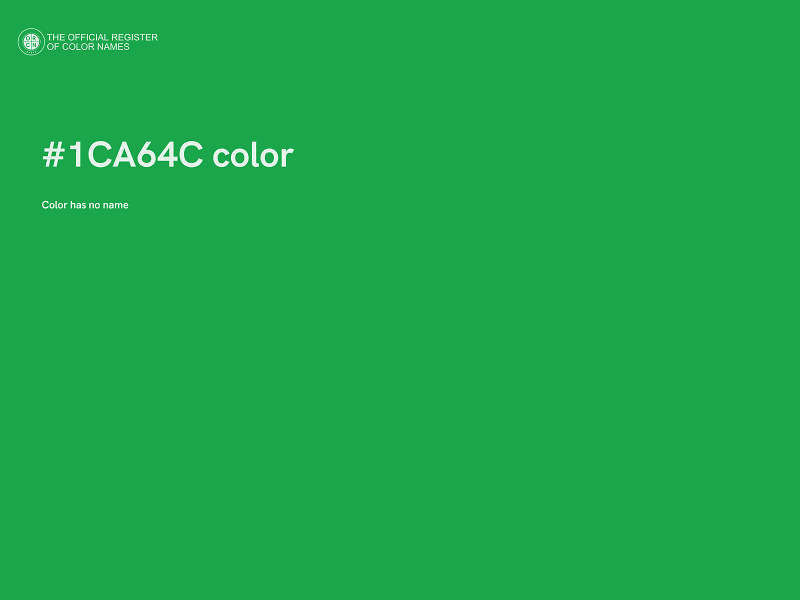 #1CA64C color image