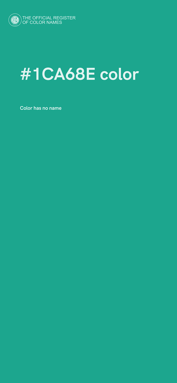#1CA68E color image