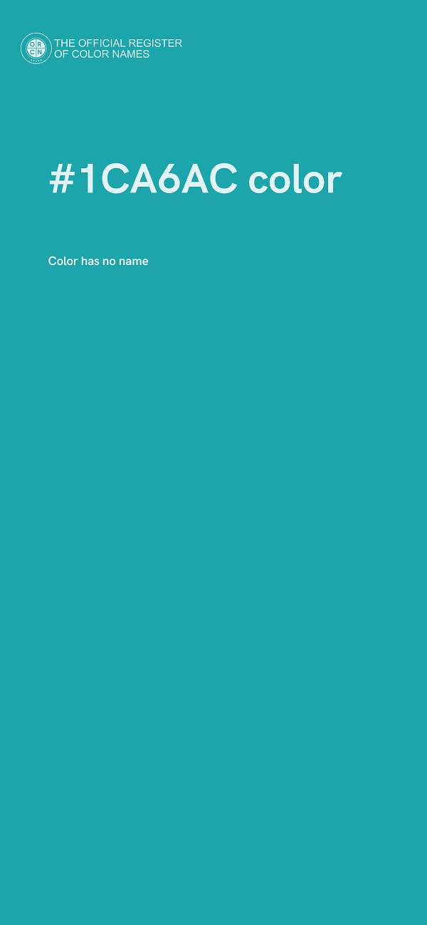 #1CA6AC color image