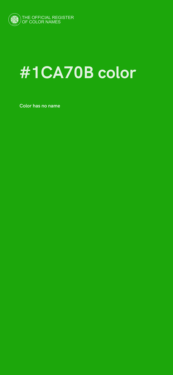 #1CA70B color image
