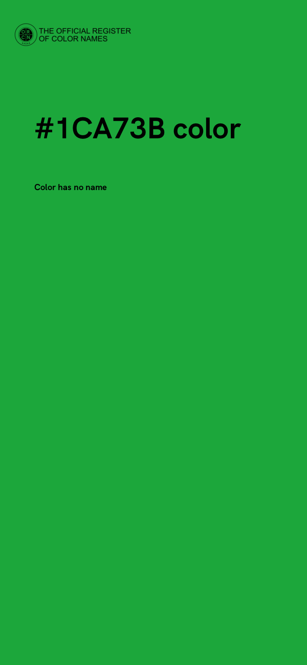 #1CA73B color image
