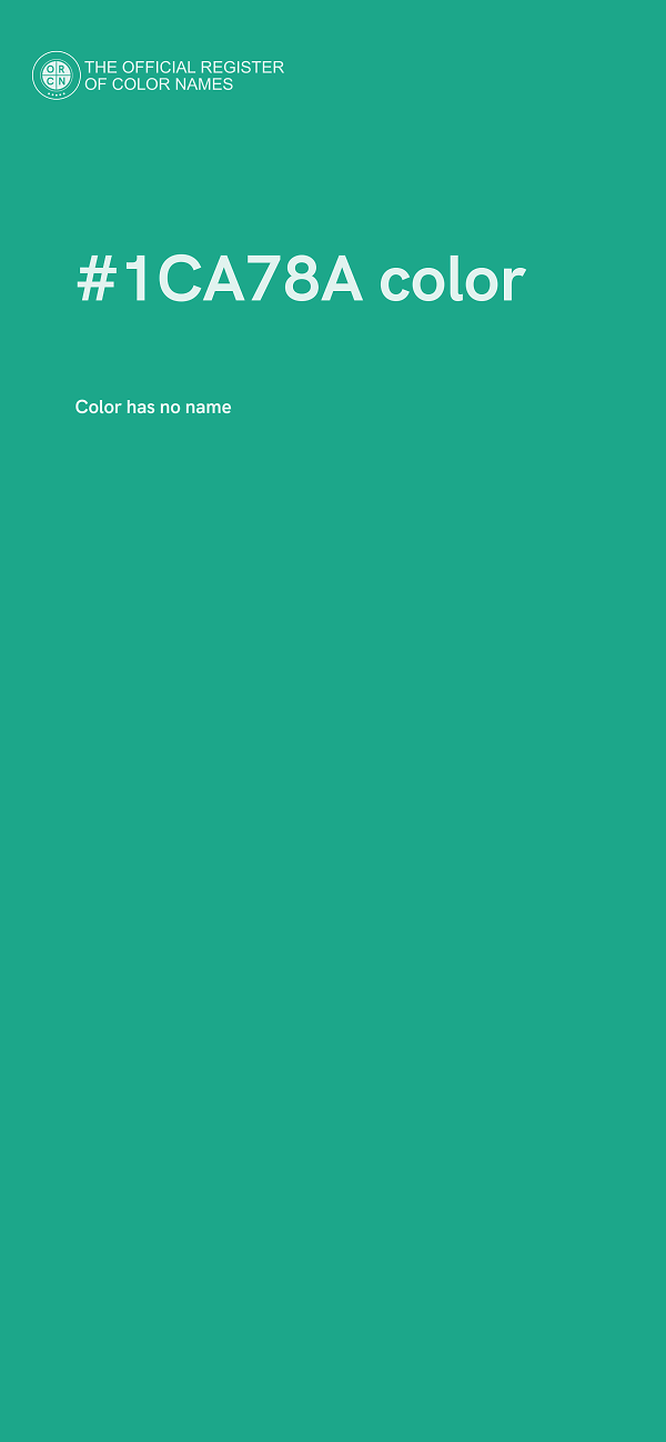 #1CA78A color image