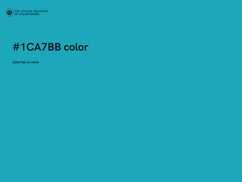 #1CA7BB color image