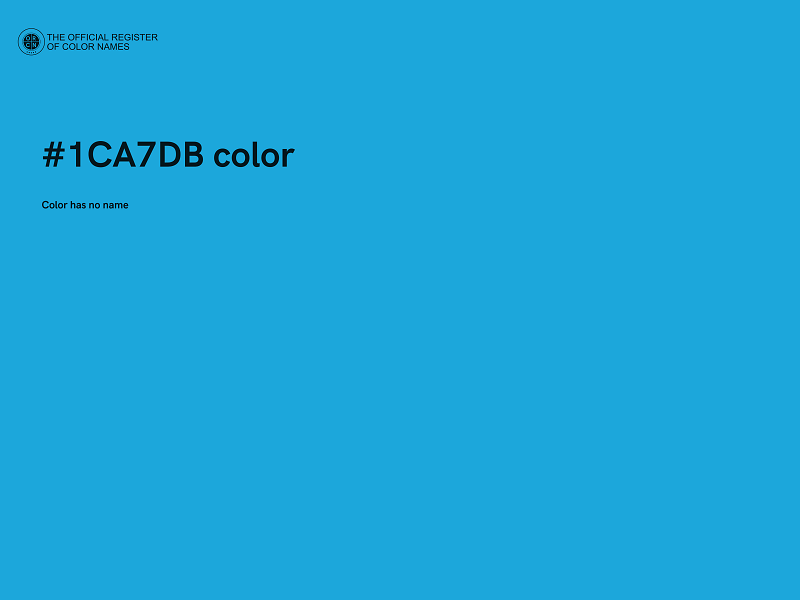 #1CA7DB color image