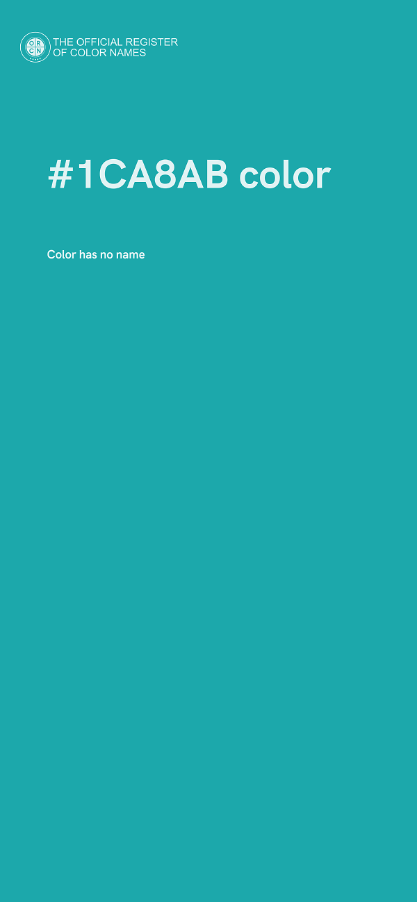 #1CA8AB color image