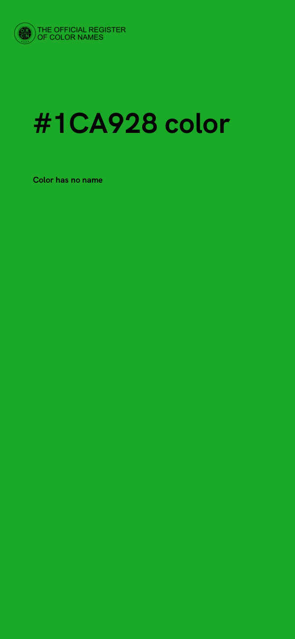 #1CA928 color image