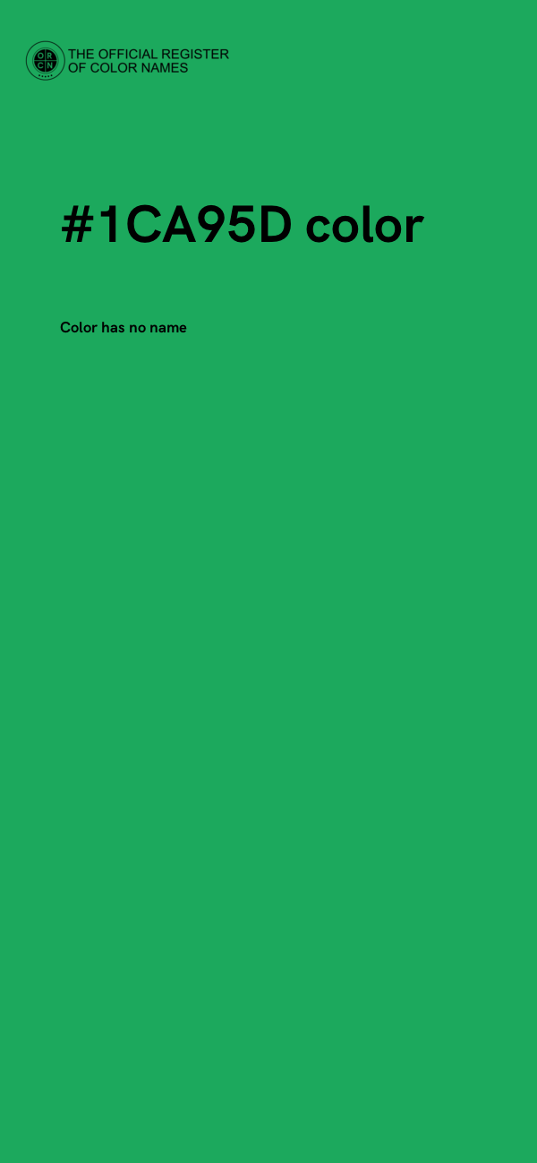 #1CA95D color image