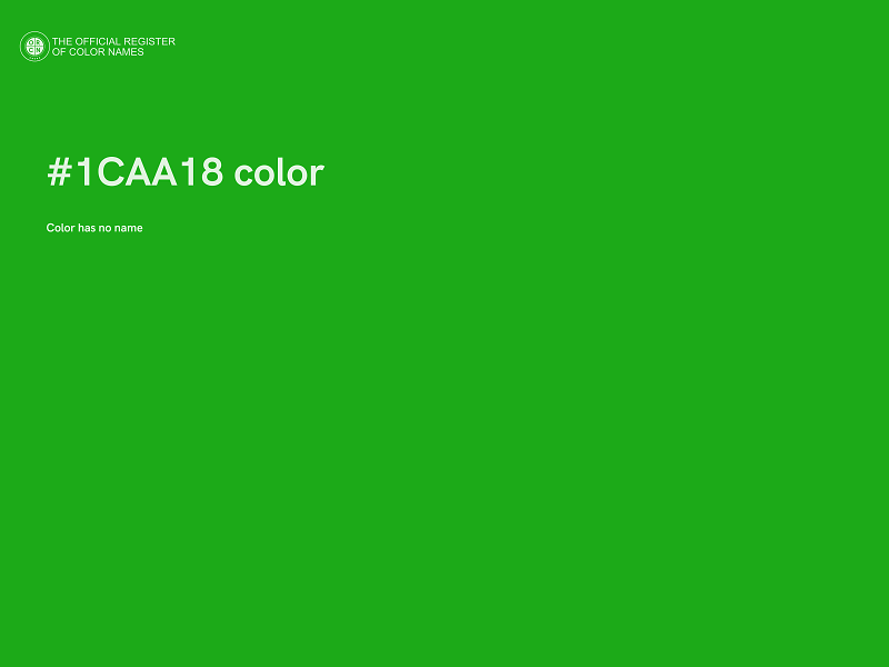 #1CAA18 color image