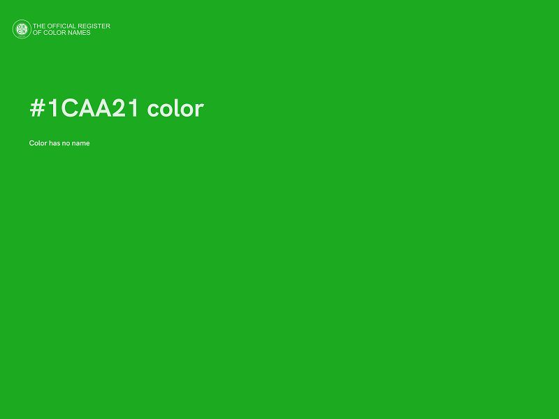 #1CAA21 color image