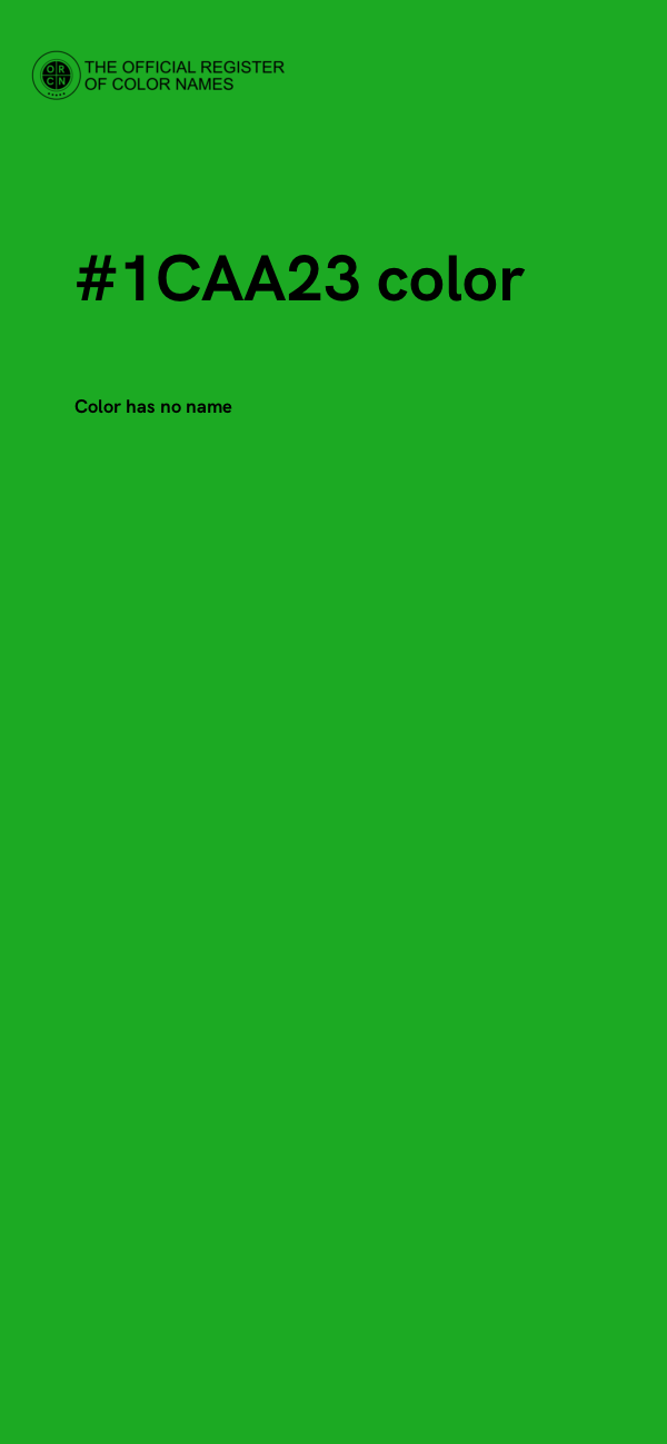 #1CAA23 color image