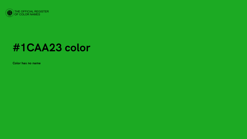 #1CAA23 color image