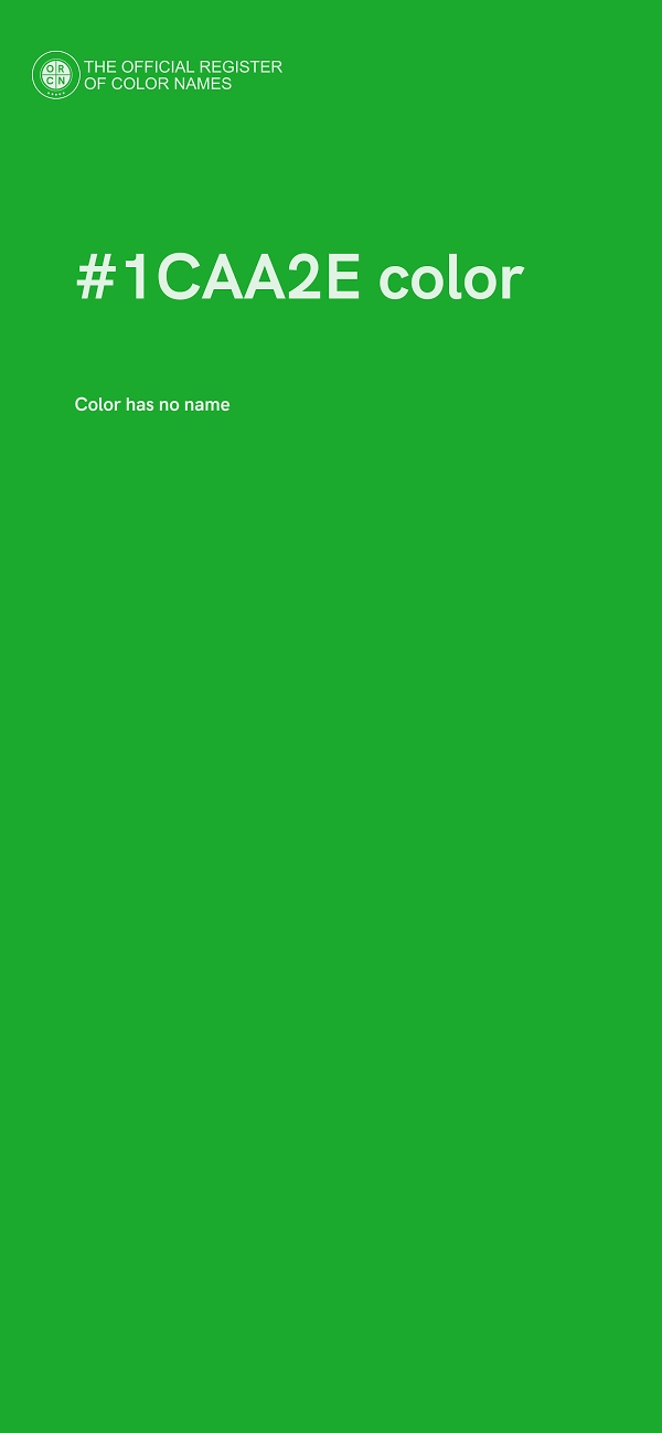 #1CAA2E color image
