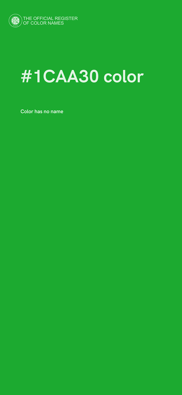 #1CAA30 color image