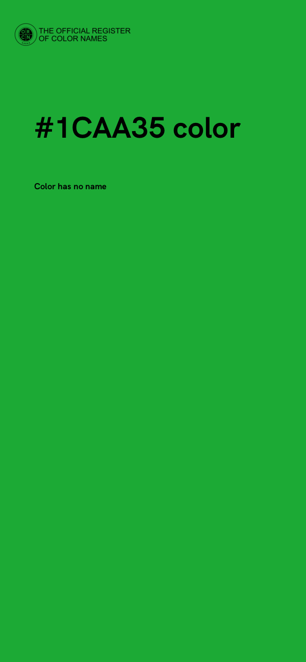 #1CAA35 color image