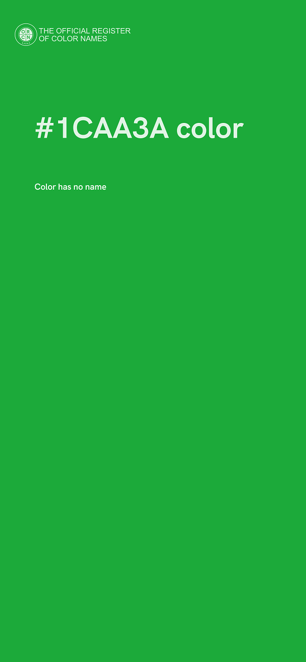 #1CAA3A color image