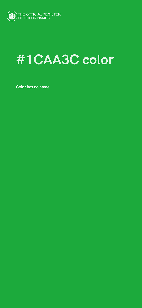 #1CAA3C color image