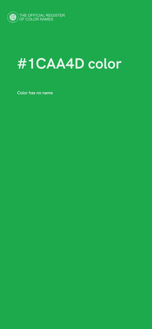 #1CAA4D color image