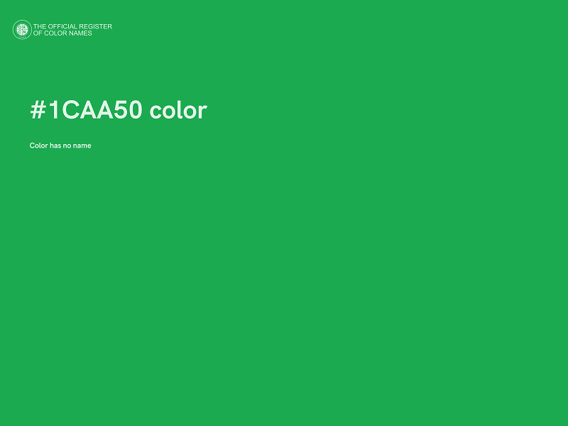 #1CAA50 color image