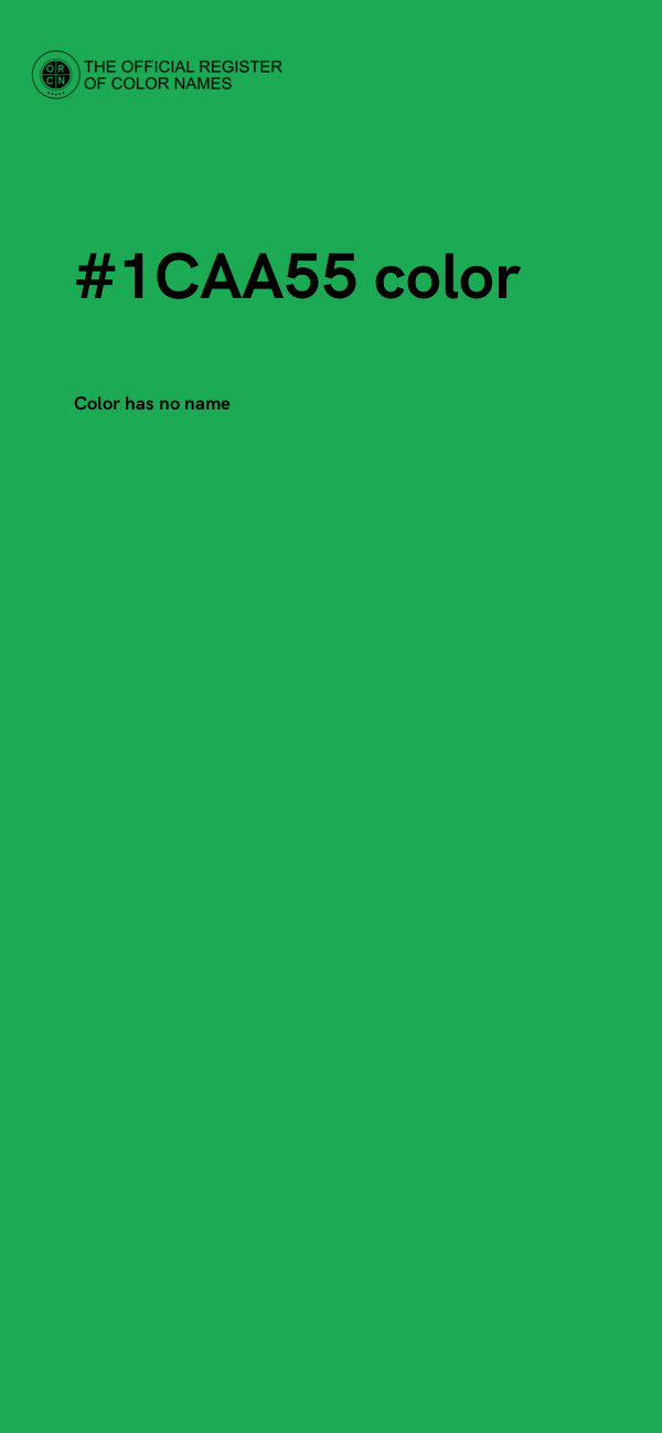 #1CAA55 color image