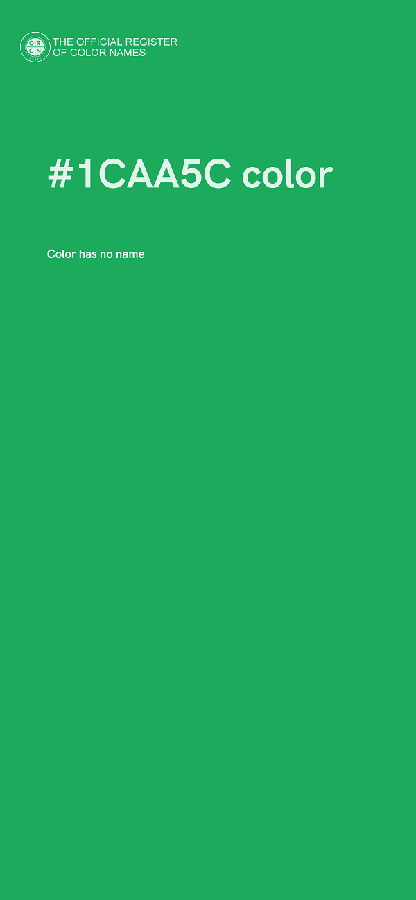 #1CAA5C color image