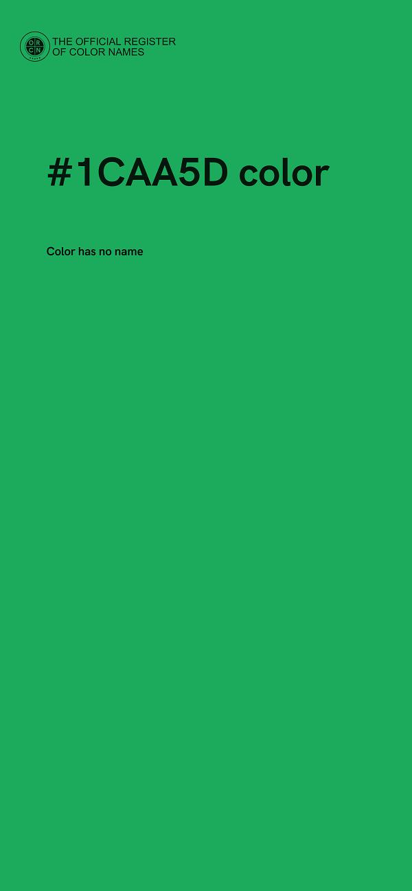 #1CAA5D color image