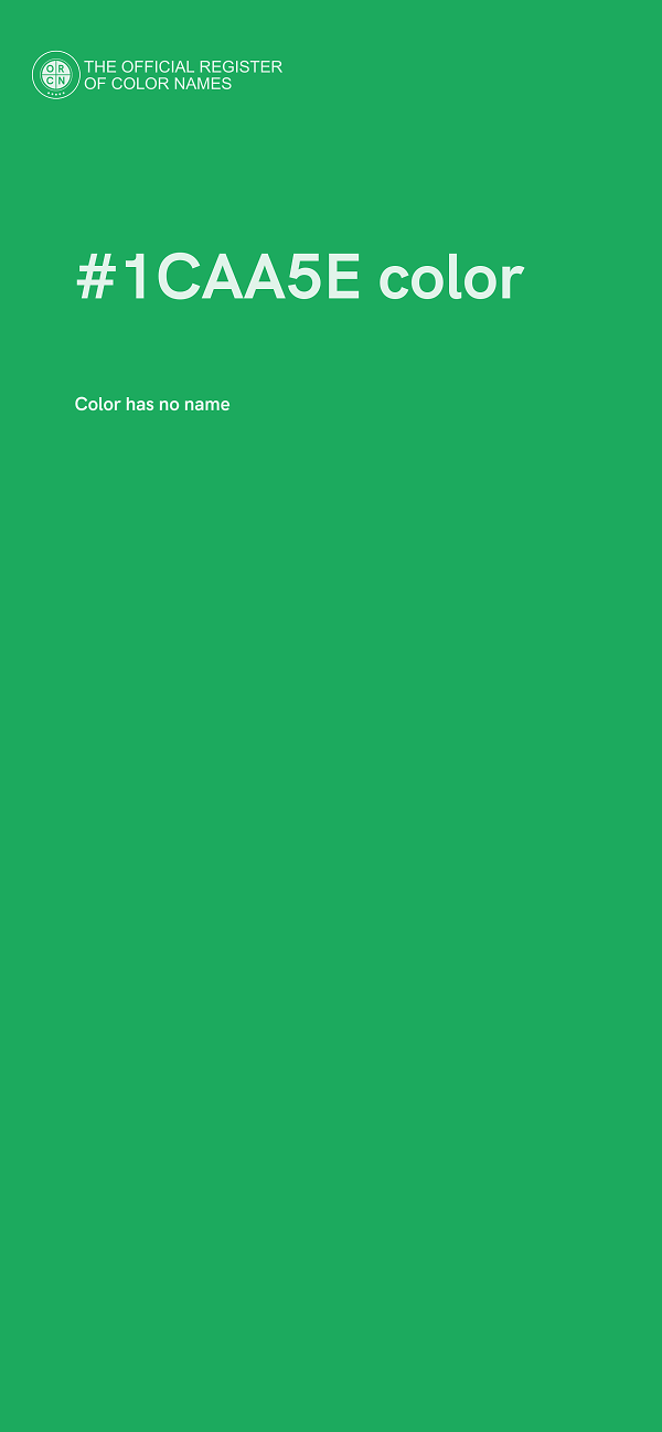 #1CAA5E color image
