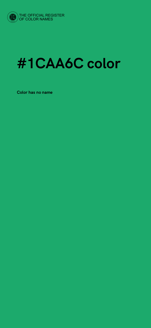 #1CAA6C color image