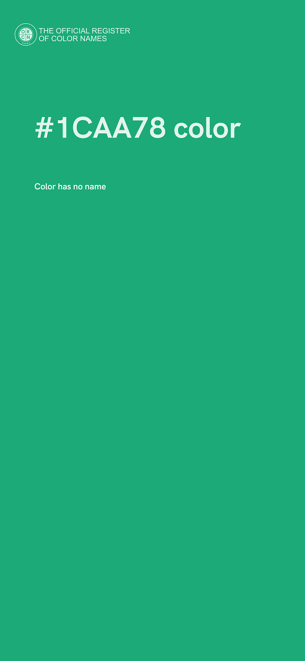 #1CAA78 color image
