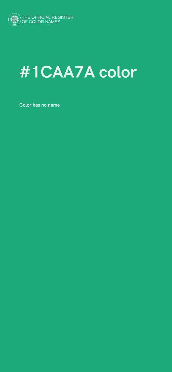 #1CAA7A color image