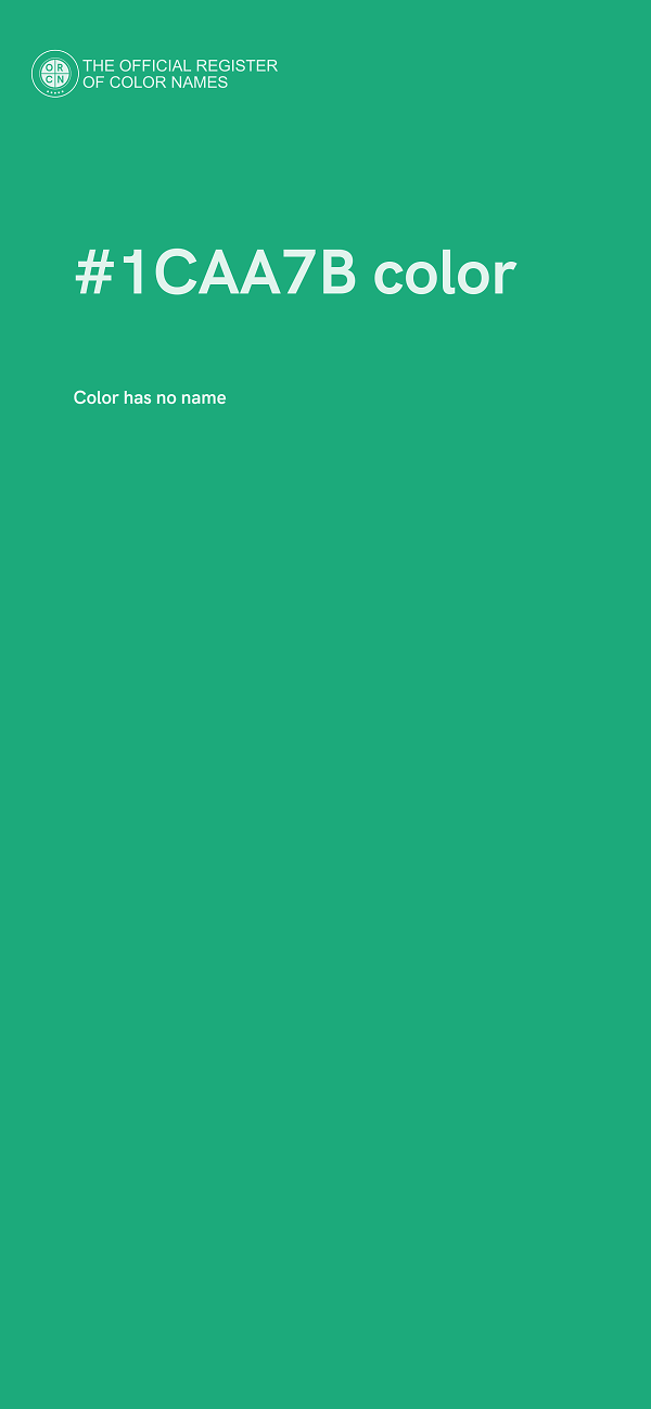 #1CAA7B color image
