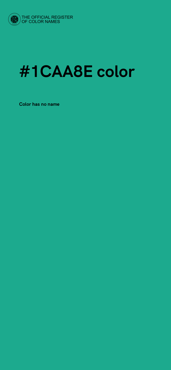 #1CAA8E color image