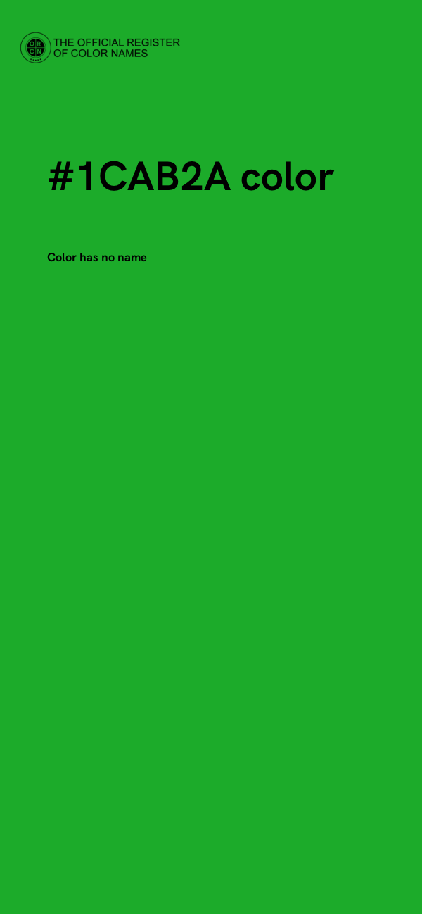#1CAB2A color image