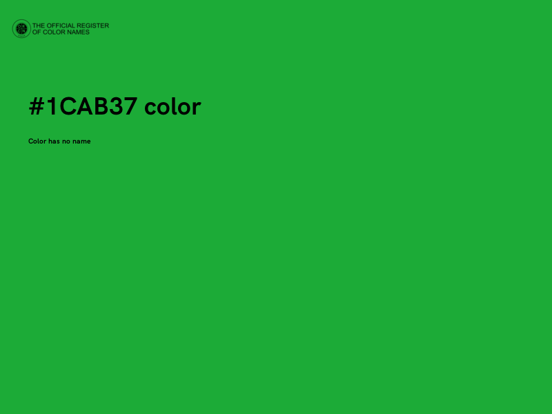 #1CAB37 color image