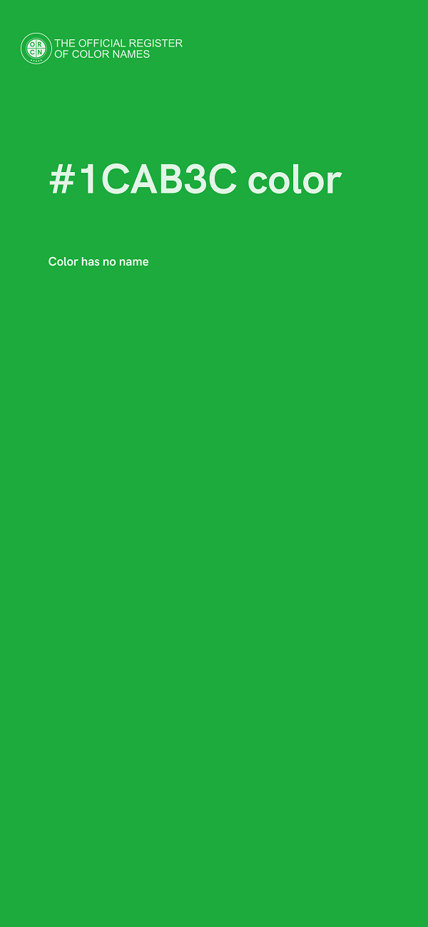 #1CAB3C color image