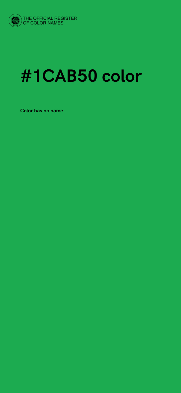 #1CAB50 color image