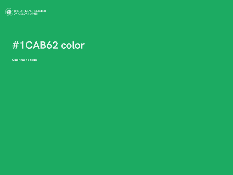 #1CAB62 color image