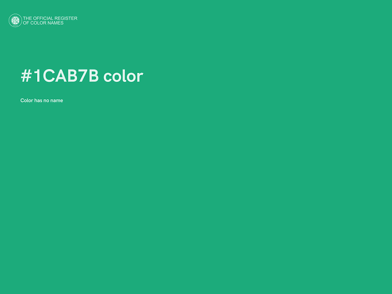 #1CAB7B color image