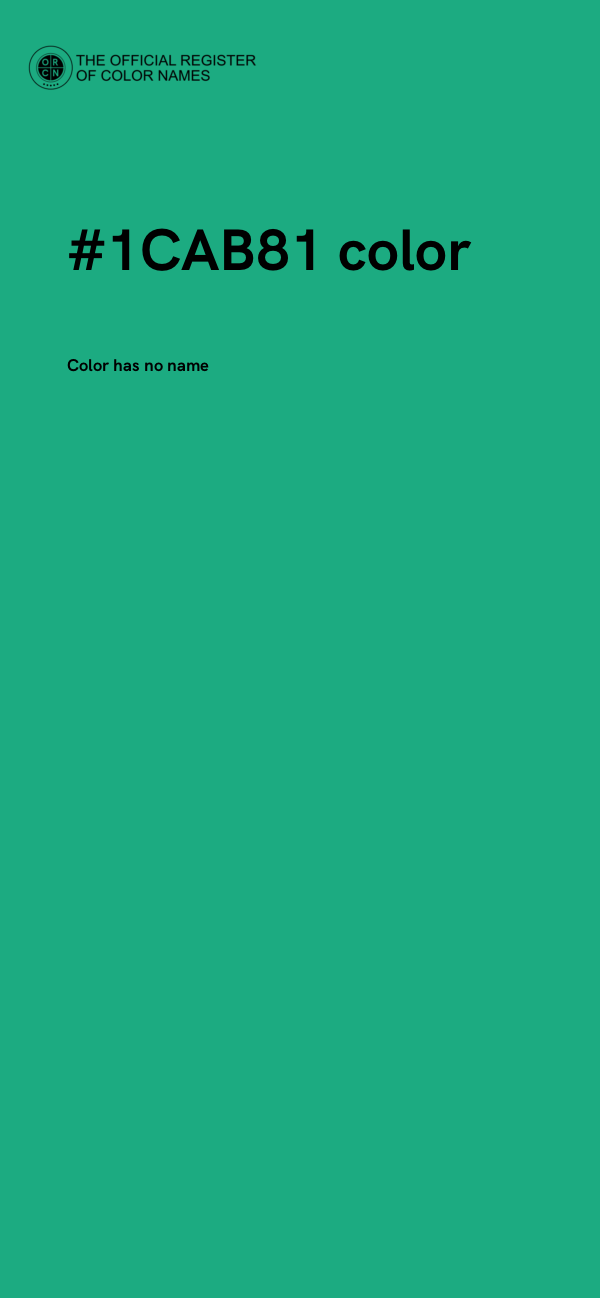 #1CAB81 color image