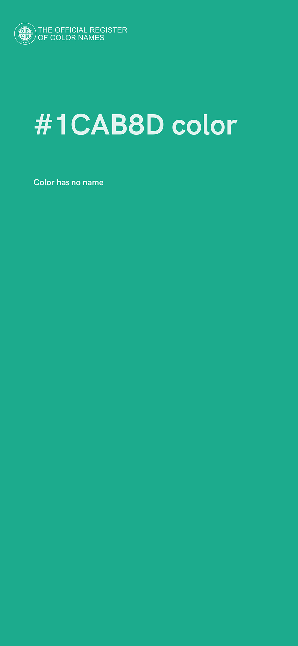 #1CAB8D color image